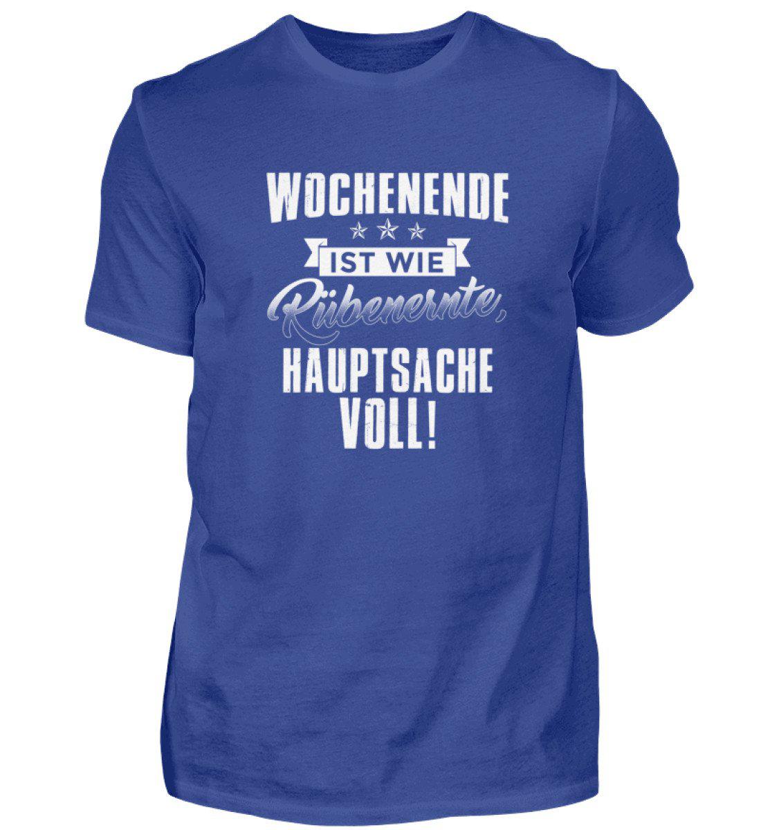 Wochenende Rübenernte · Herren T-Shirt-Herren Basic T-Shirt-Royal Blue-S-Agrarstarz