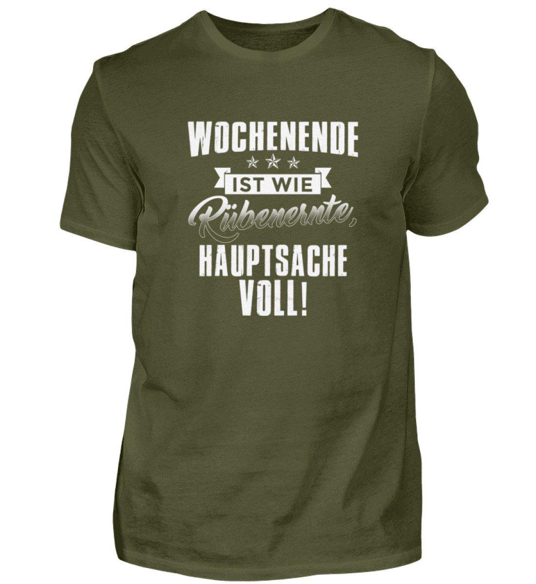 Wochenende Rübenernte · Herren T-Shirt-Herren Basic T-Shirt-Urban Khaki-S-Agrarstarz