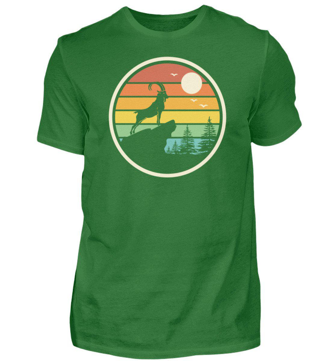 Ziege Retro · Herren T-Shirt-Herren Basic T-Shirt-Kelly Green-S-Agrarstarz