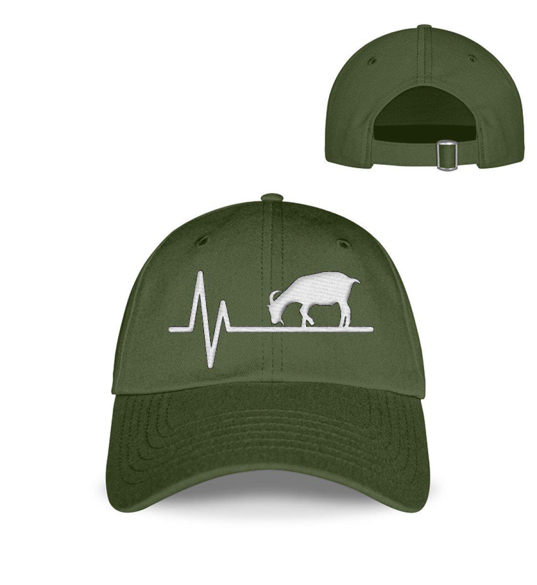 Ziegen Heartbeat · Kappe-Baseball Cap mit Stick-City Green-Einheitsgröße-Agrarstarz