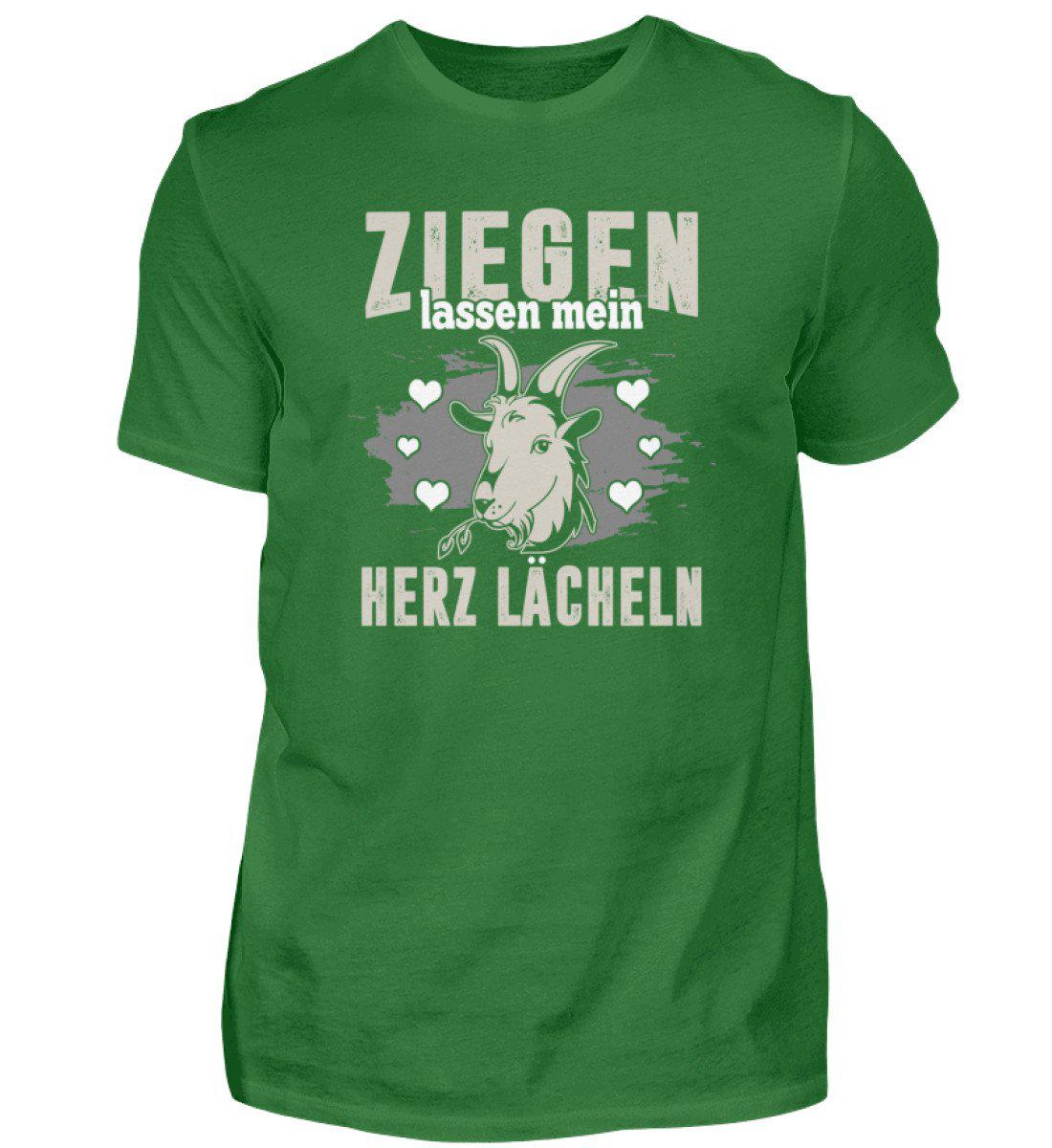 Ziegen Herz lächeln · Herren T-Shirt-Herren Basic T-Shirt-Kelly Green-S-Agrarstarz