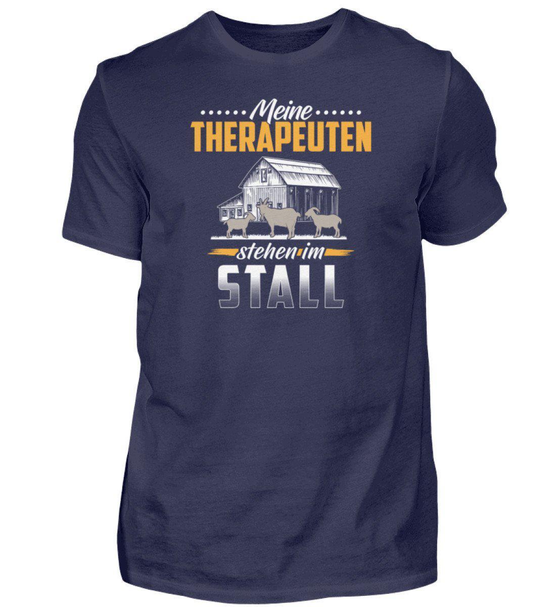 Ziegen Therapeuten · Herren T-Shirt-Herren Basic T-Shirt-Navy-S-Agrarstarz