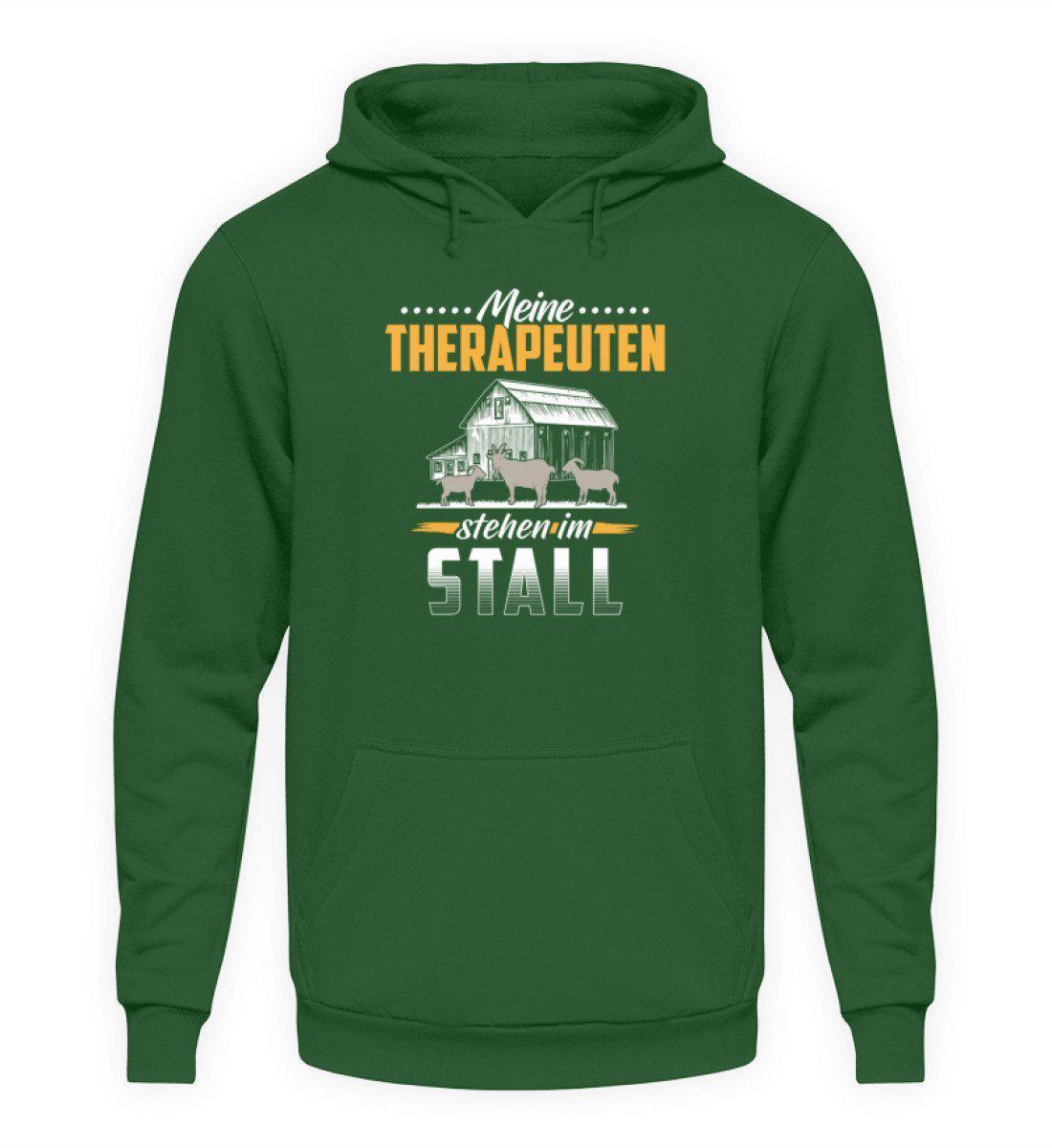 Ziegen Therapeuten · Unisex Kapuzenpullover Hoodie-Unisex Hoodie-Bottle Green-L-Agrarstarz