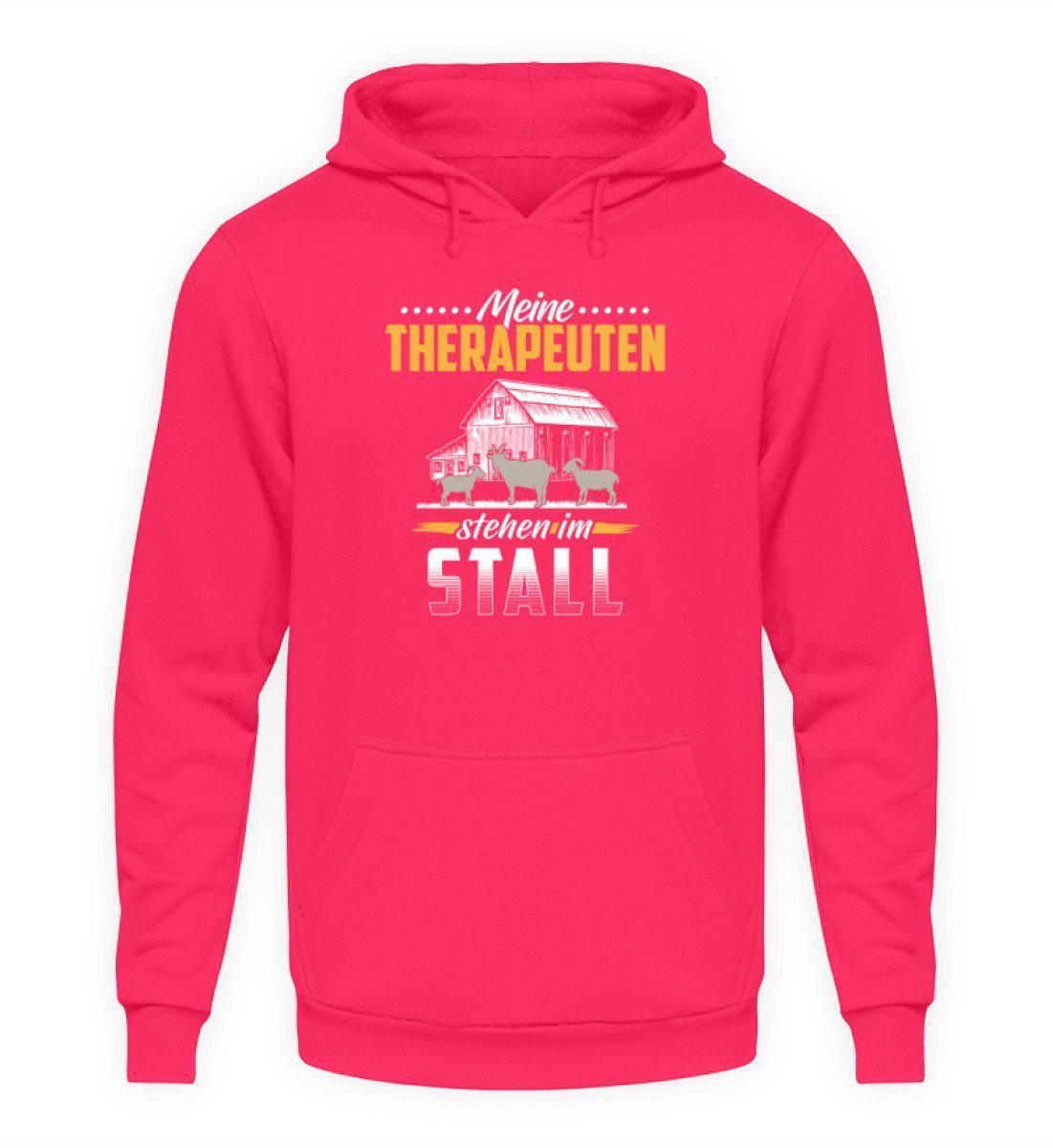 Ziegen Therapeuten · Unisex Kapuzenpullover Hoodie-Unisex Hoodie-Hot Pink-L-Agrarstarz