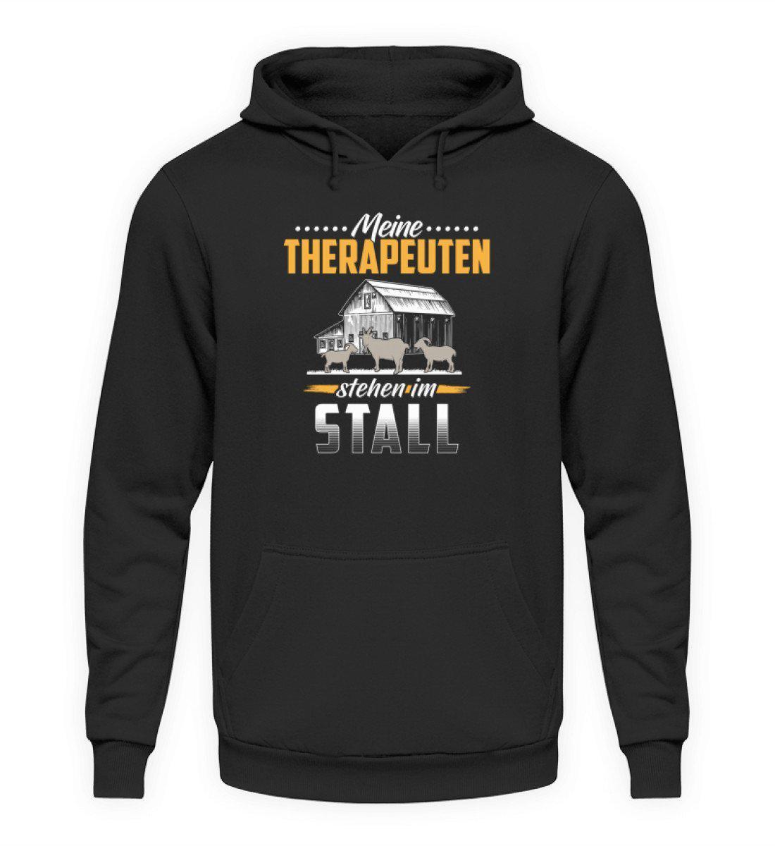 Ziegen Therapeuten · Unisex Kapuzenpullover Hoodie-Unisex Hoodie-Jet Black-L-Agrarstarz