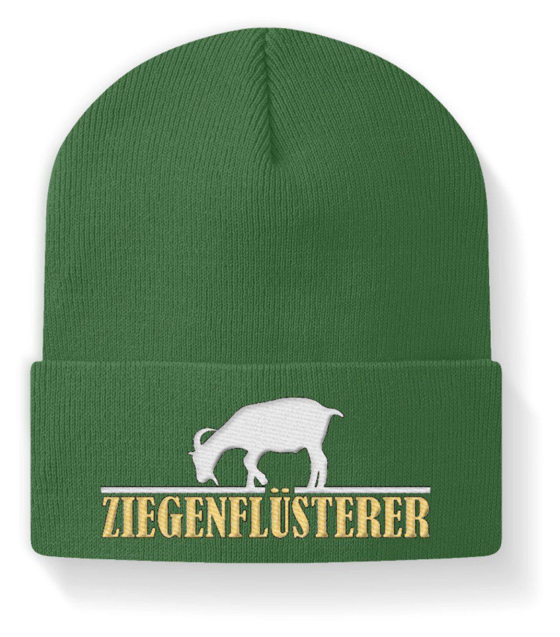 Ziegenflüsterer · Beanie Mütze-Beanie mit Stick-Moss Green-M-Agrarstarz