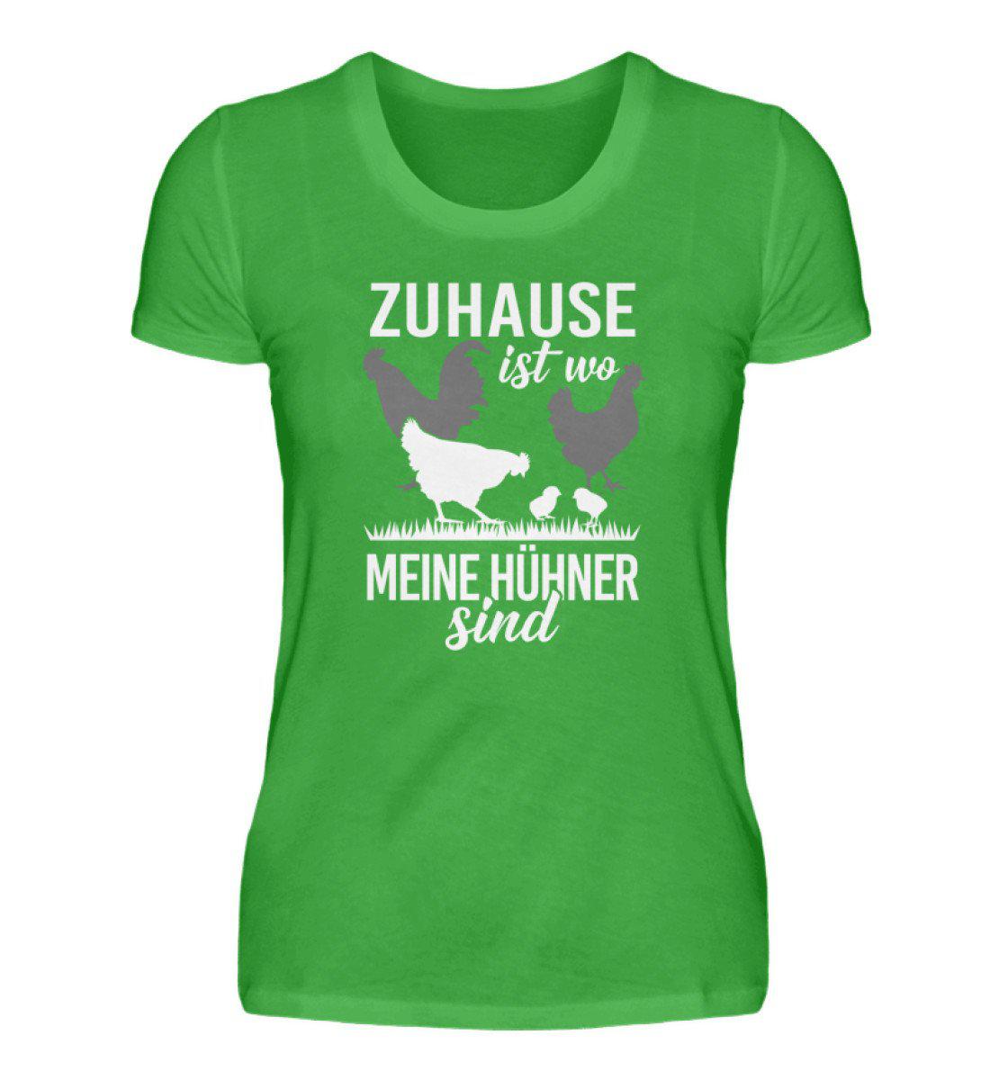 Zuhause Hühner · Damen T-Shirt-Damen Basic T-Shirt-Green Apple-S-Agrarstarz
