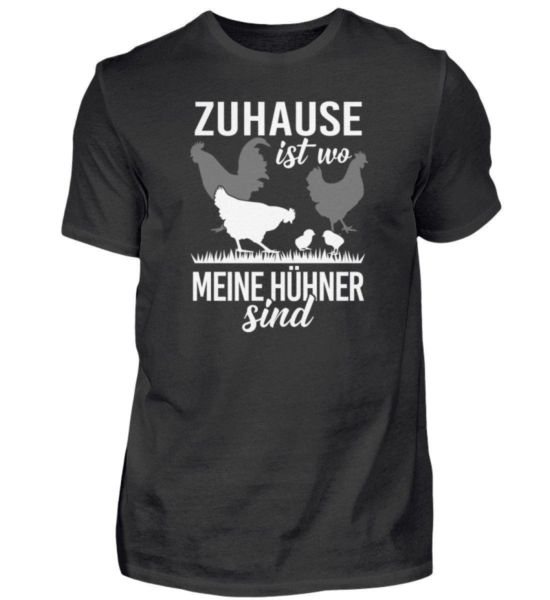 Zuhause Hühner · Herren T-Shirt-Herren Basic T-Shirt-Black-S-Agrarstarz
