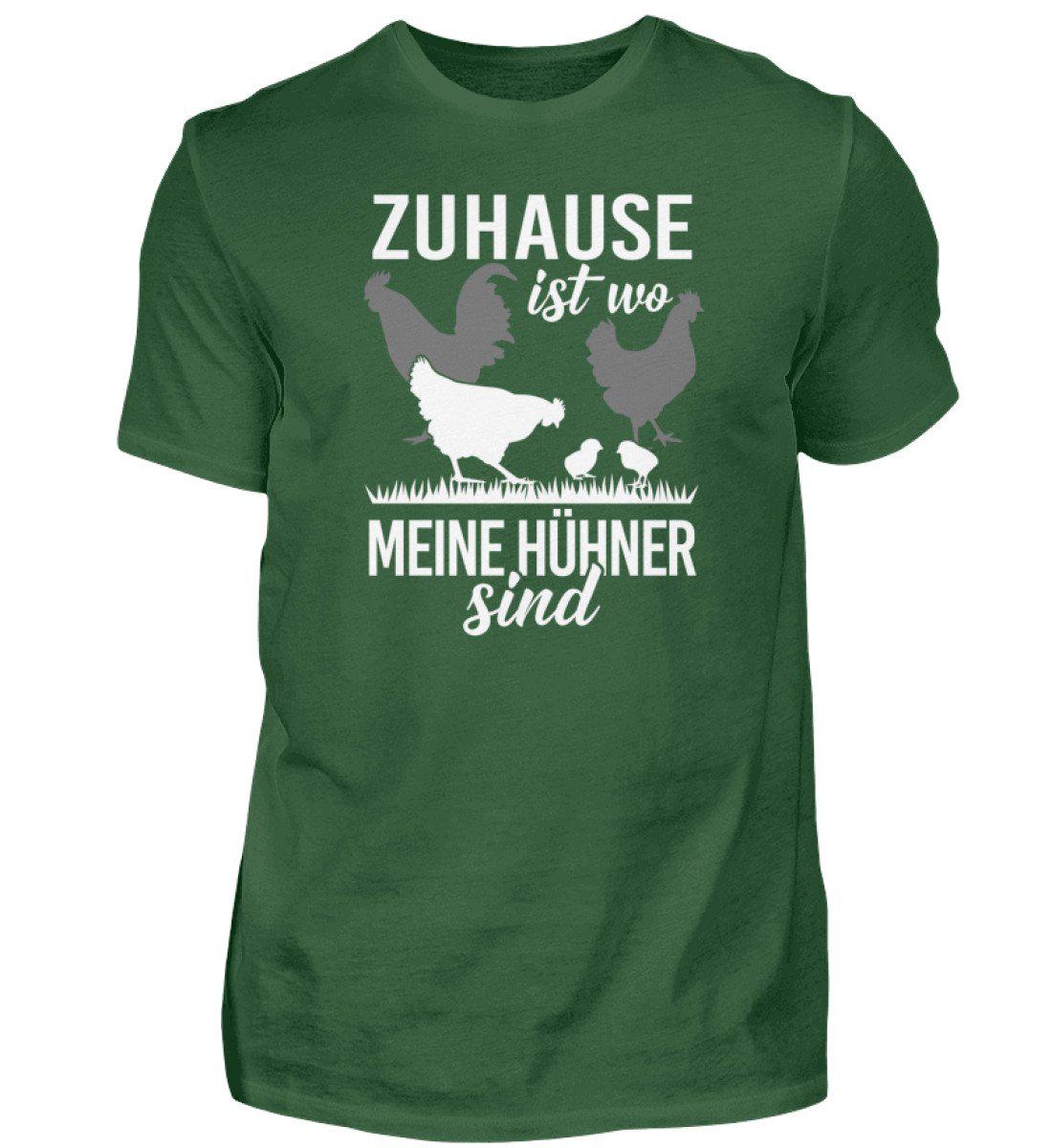 Zuhause Hühner · Herren T-Shirt-Herren Basic T-Shirt-Bottle Green-S-Agrarstarz