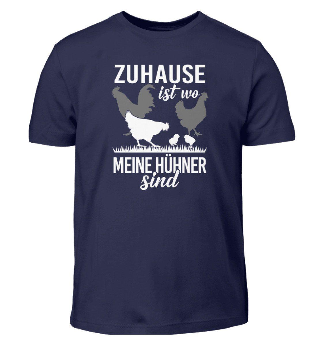 Zuhause Hühner · Kinder T-Shirt-Kinder T-Shirt-Navy-12/14 (152/164)-Agrarstarz