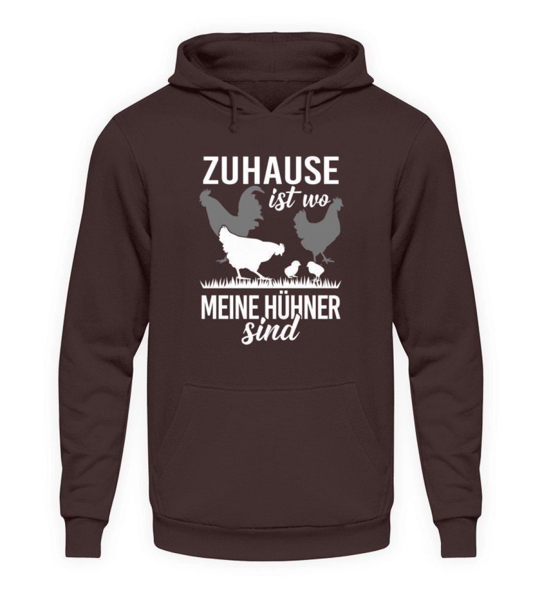 Zuhause Hühner · Unisex Kapuzenpullover Hoodie-Unisex Hoodie-Hot Chocolate-L-Agrarstarz