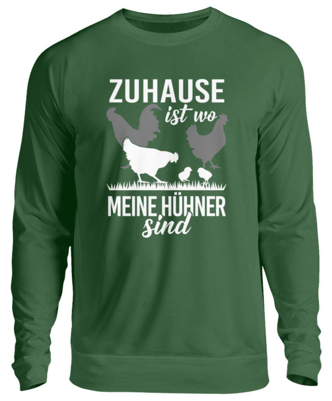 Zuhause Hühner · Unisex Sweatshirt Pullover-Unisex Sweatshirt-Bottle Green-S-Agrarstarz