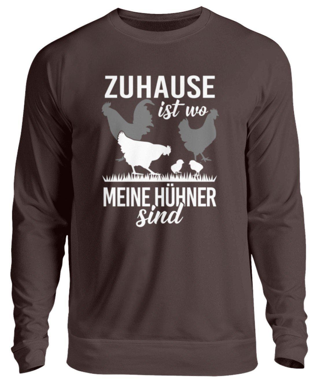 Zuhause Hühner · Unisex Sweatshirt Pullover-Unisex Sweatshirt-Hot Chocolate-S-Agrarstarz