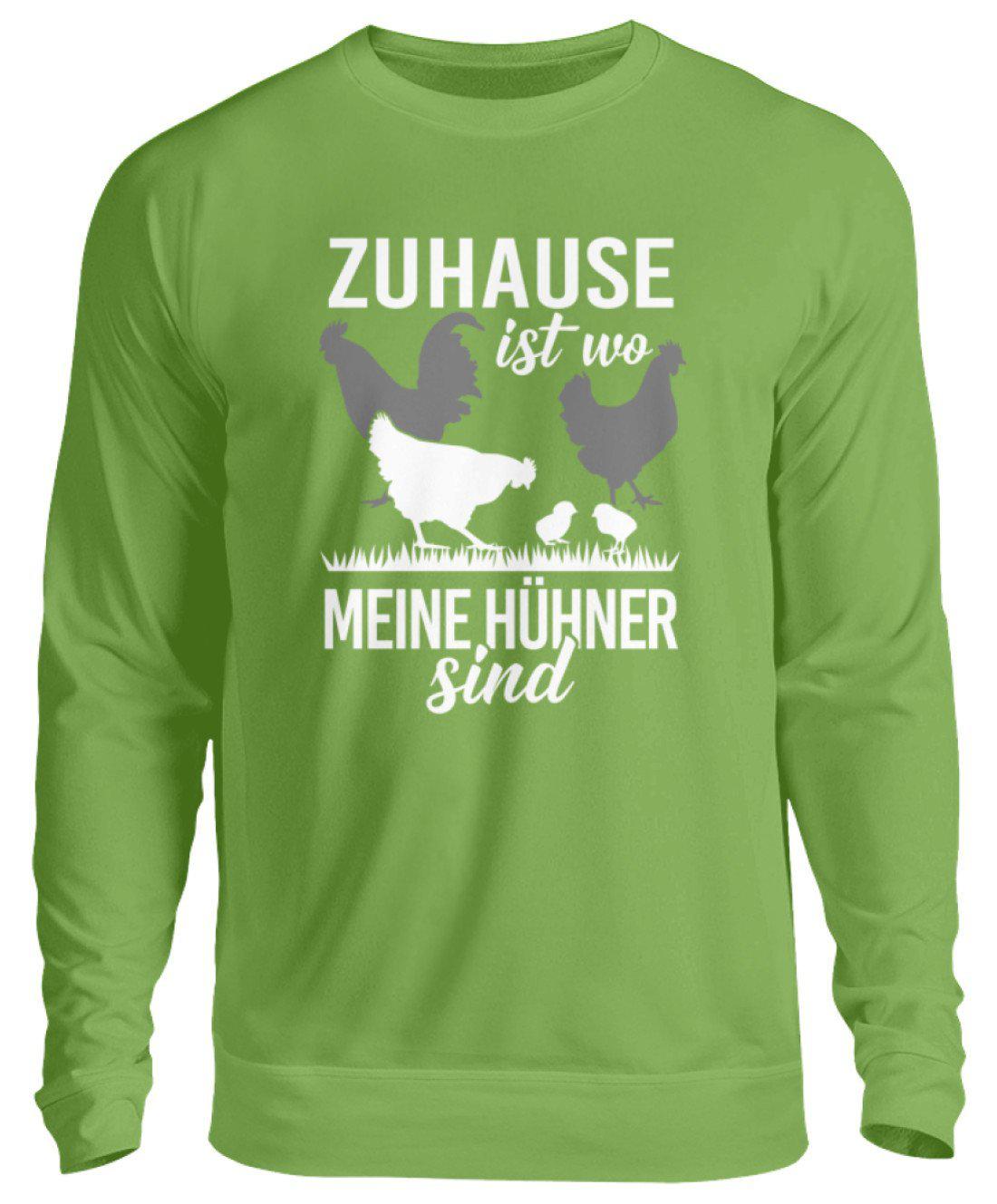 Zuhause Hühner · Unisex Sweatshirt Pullover-Unisex Sweatshirt-LimeGreen-S-Agrarstarz