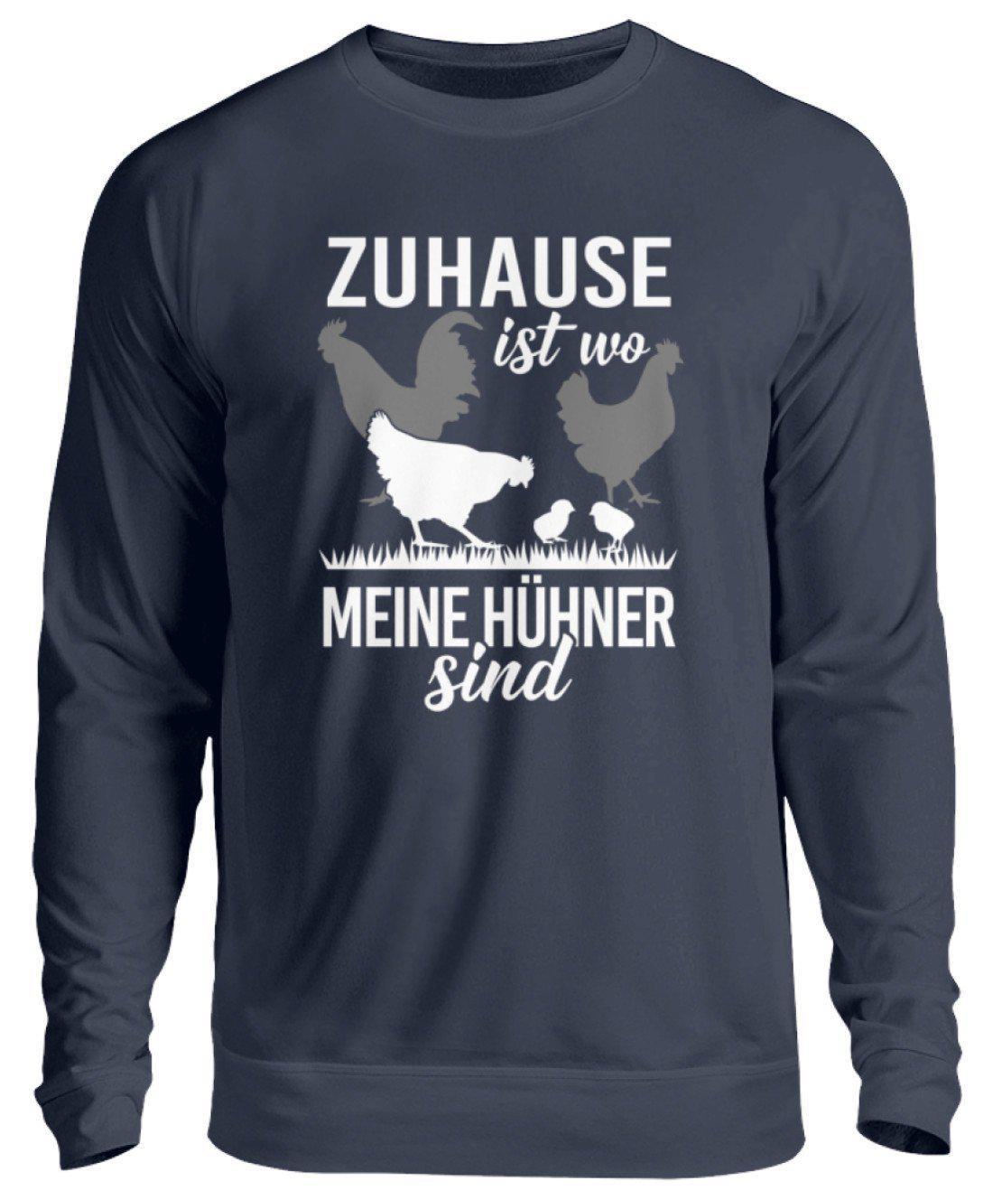 Zuhause Hühner · Unisex Sweatshirt Pullover-Unisex Sweatshirt-Oxford Navy-S-Agrarstarz