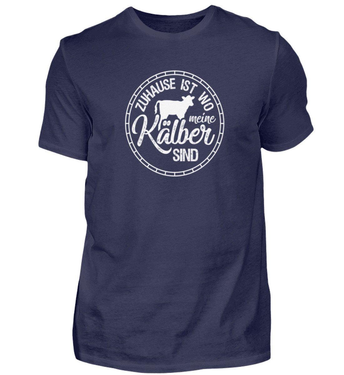 Zuhause Kälber · Herren T-Shirt-Herren Basic T-Shirt-Navy-S-Agrarstarz