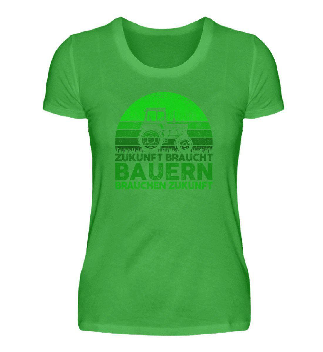 Zukunft braucht Bauern · Damen T-Shirt-Damen Basic T-Shirt-Green Apple-S-Agrarstarz