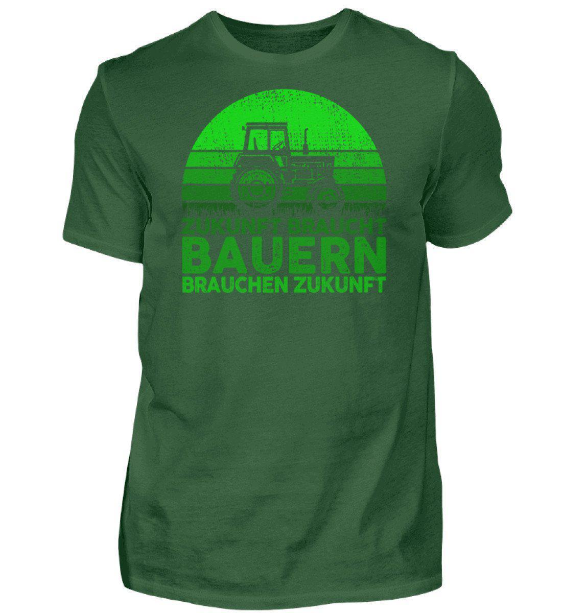 Zukunft braucht Bauern · Herren T-Shirt-Herren Basic T-Shirt-Bottle Green-S-Agrarstarz