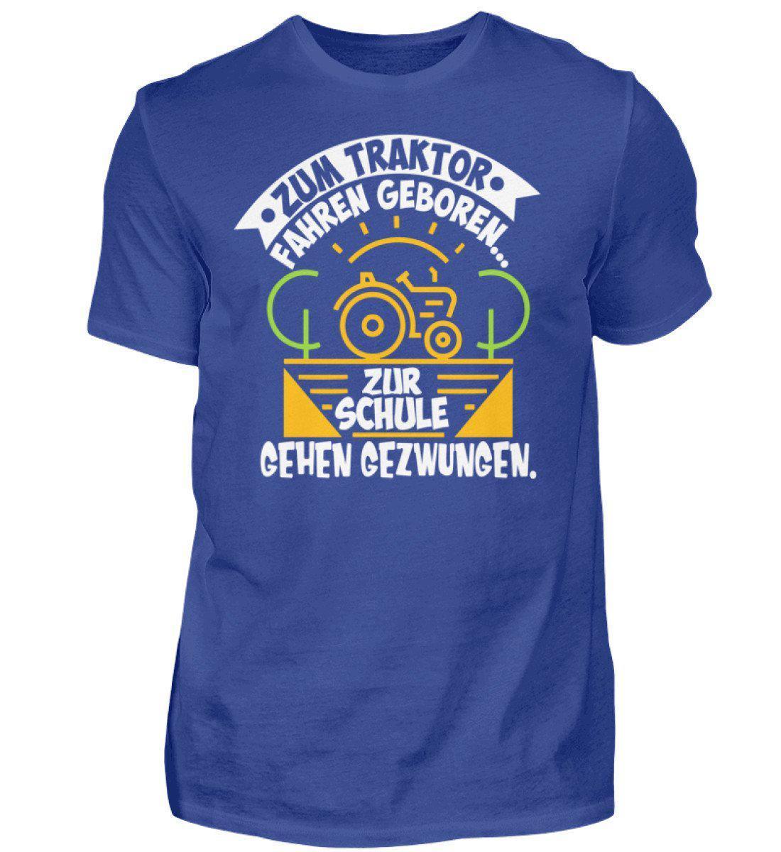 Zum Traktor fahren geboren · Herren T-Shirt-Herren Basic T-Shirt-Royal Blue-S-Agrarstarz
