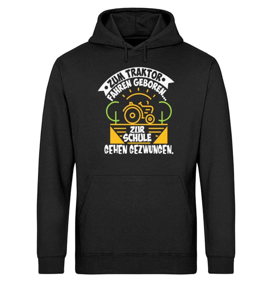 Zum Traktor fahren geboren · Unisex Organic Hoodie-Drummer Hoodie ST/ST-Black-XS-Agrarstarz