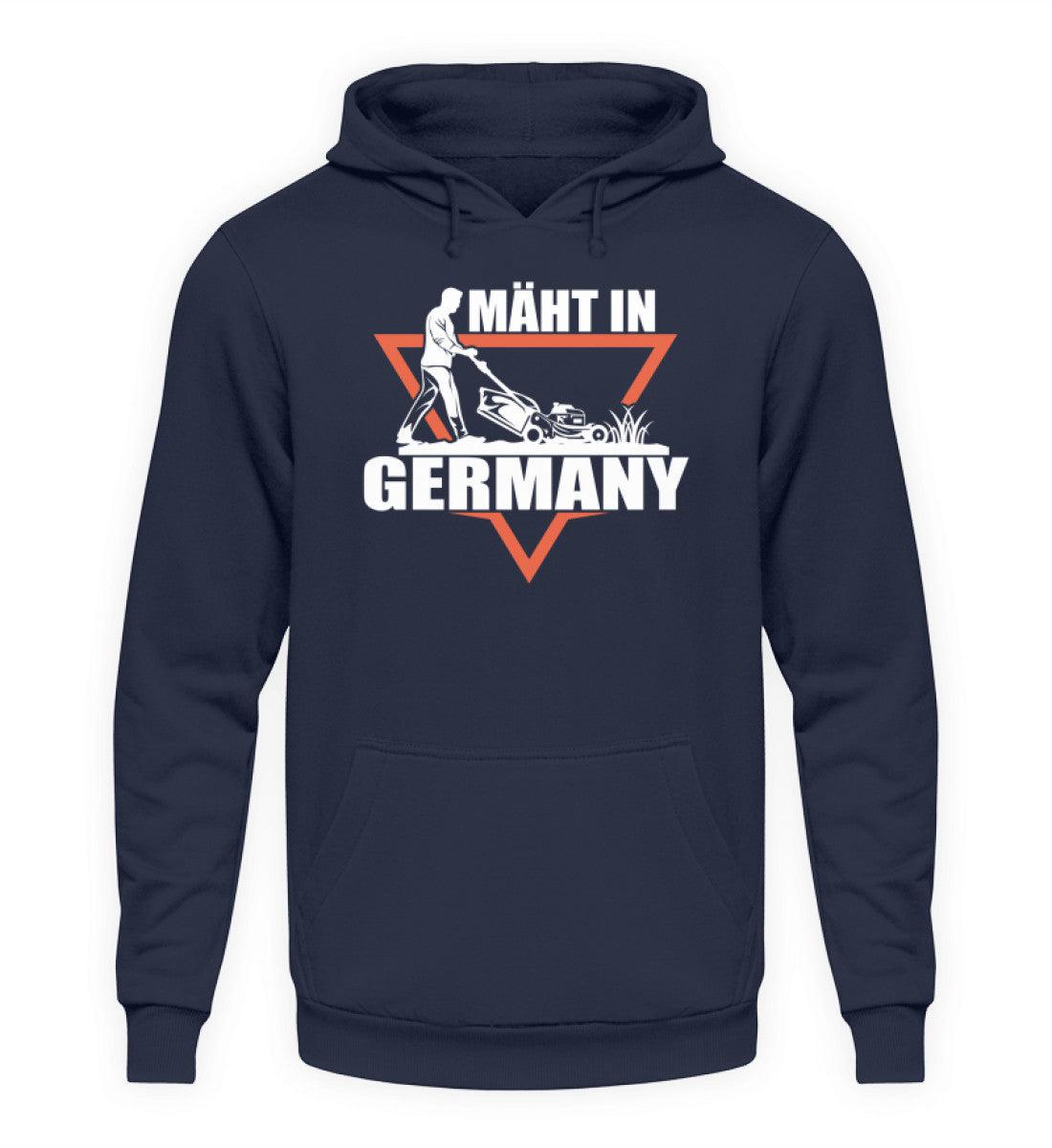 mäht in Germany · Unisex Kapuzenpullover Hoodie-Unisex Hoodie-Oxford Navy-XS-Agrarstarz