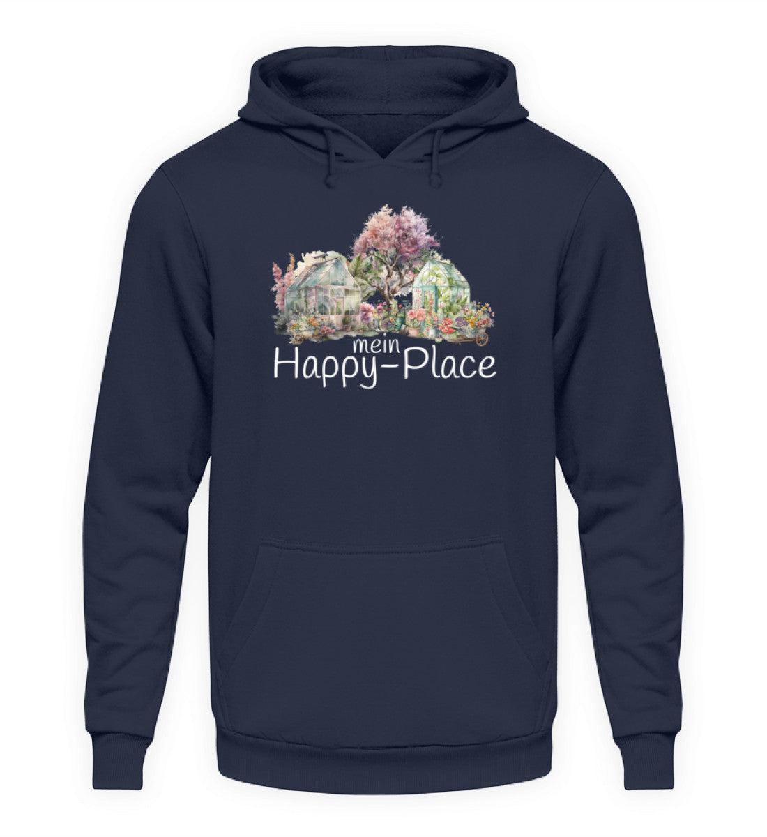 mein Happy Place · Unisex Kapuzenpullover Hoodie-Unisex Hoodie-Oxford Navy-XS-Agrarstarz